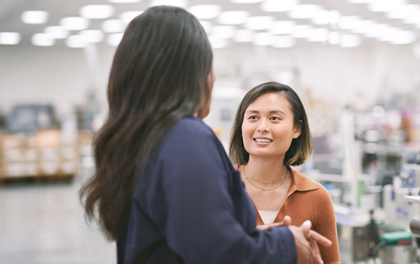 Empowered floor operations manager collaborates with developer and IT integrator on automated assembly floor