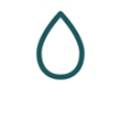 Icon of a water droplet.