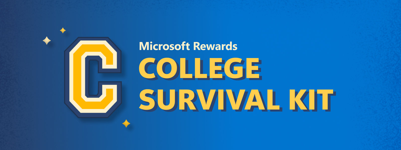 Microsoft Rewards College Survival Kit