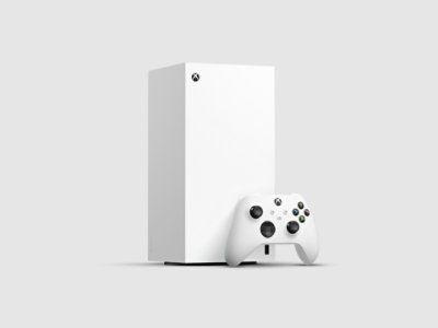 XBOX Series X Robot White Digital Edition and wireless controller.