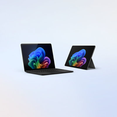 Surface Laptop and Surface Pro in black.