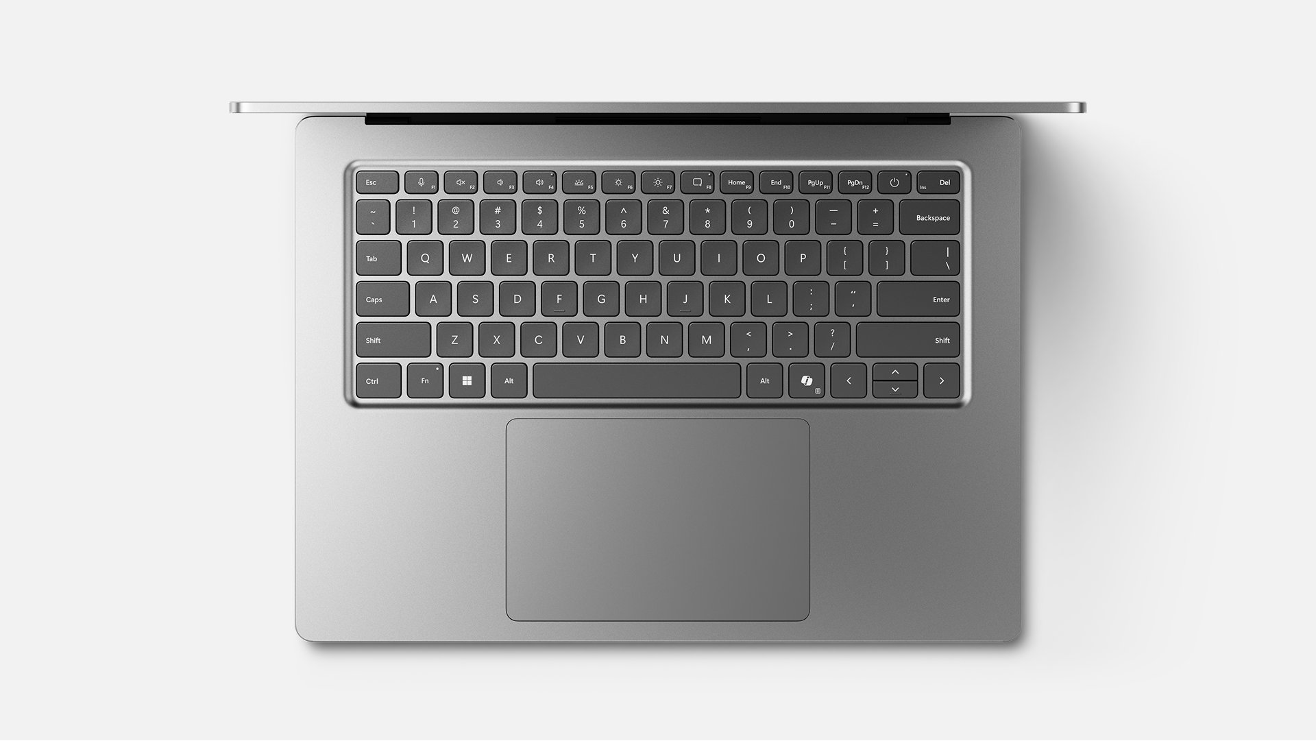 A top-down view of Surface Laptop Ultra.