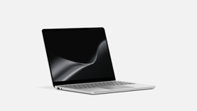 Un Surface Laptop per le aziende, 13 pollici (2a edizione) | Snapdragon nel colore Platino visto di tre quarti.