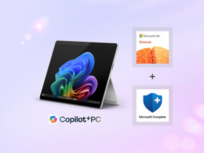 Surface Pro, Copilot+ PC, 13 インチ、Microsoft Complete、Microsoft 365の画像