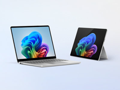 Ein Surface Laptop und Surface Pro in Platinum.