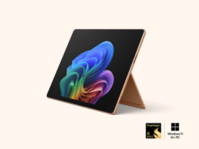 Ein Surface Pro, 13-Zoll in Sand.