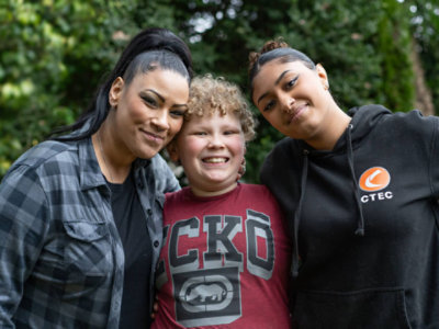 Savana, left, was reunited with her daughter Ari, right, after years of adversity and instability.
