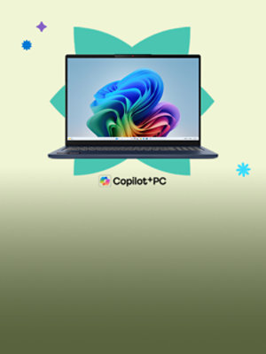 A Surface Laptop with Copilot+PC.