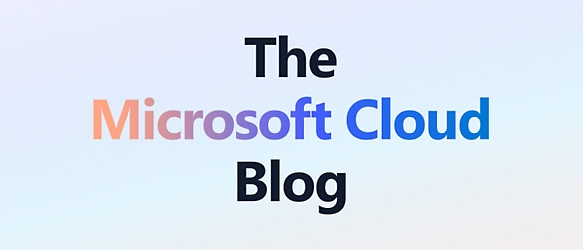 The Microsoft cloud blog.