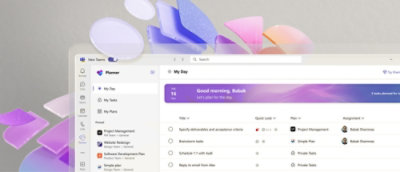 Teams, Planner, tasks, schedule, replies, and private tasks in Microsoft Teams interface