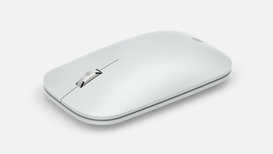 A Surface Mobile Mouse in Platinum. 