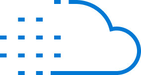 Digital cloud icon