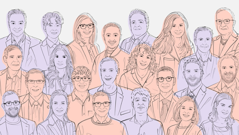 Illustration of diverse medical professionals representing AI’s impact on modern healthcare.