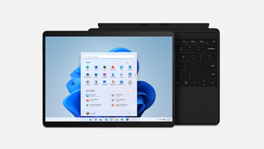 Surface Pro 8 bundle with Pro Keyboard.