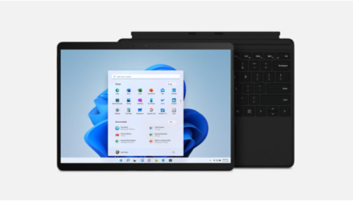 Surface Pro 8 bundle with Pro Keyboard.