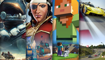 A variety of games available on Game Pass.