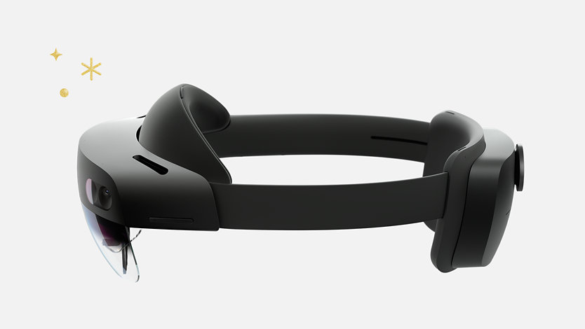 A Hololens 2 augmented reality headset.