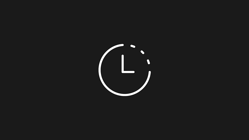 Icon of a clock. 