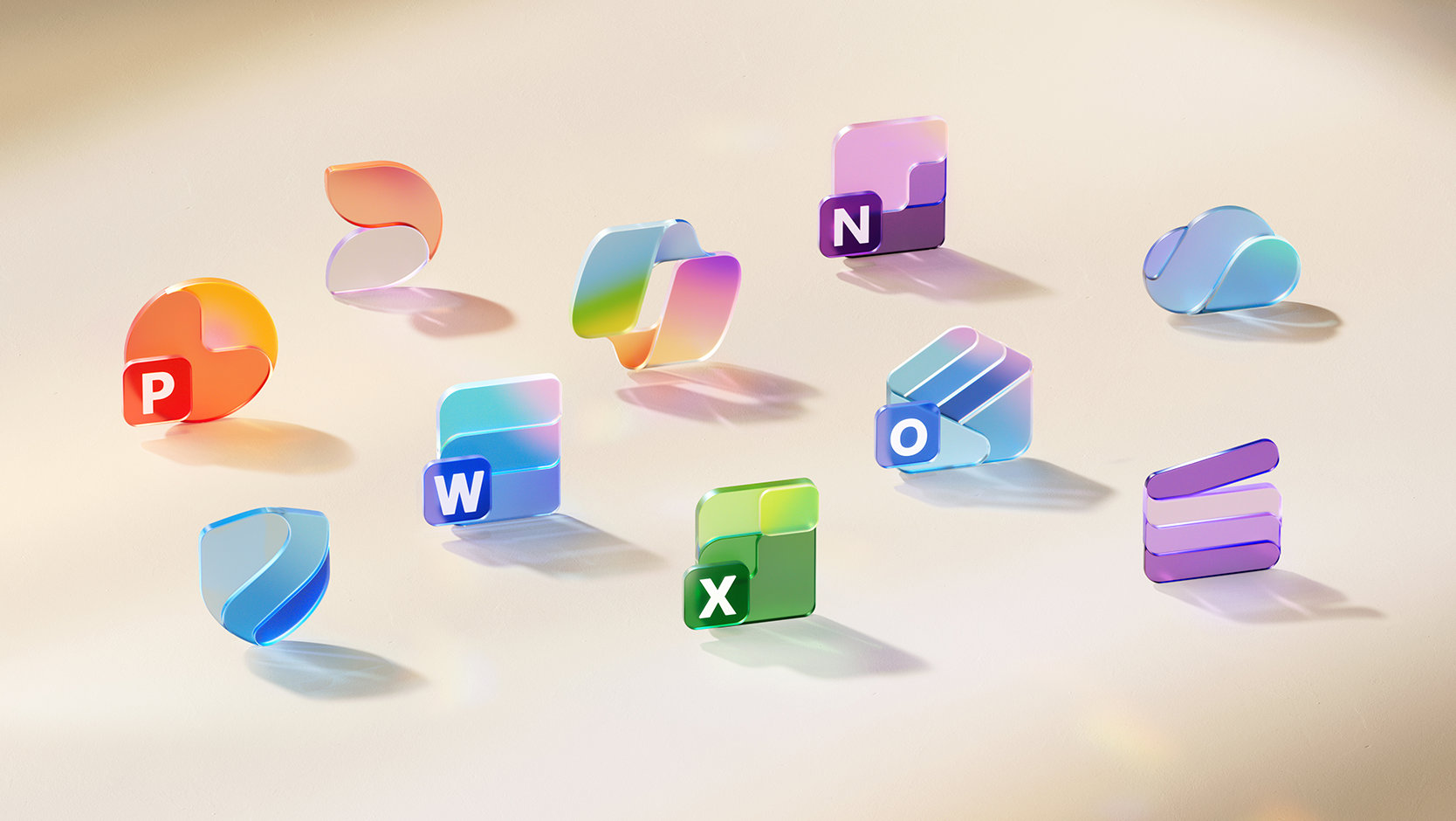 Various apps that are part of a Microsoft 365 subscription, such as: Copilot, Designer, OneNote, Excel, PowerPoint, Word, Defender, Outlook, Clipchamp and OneDrive.    