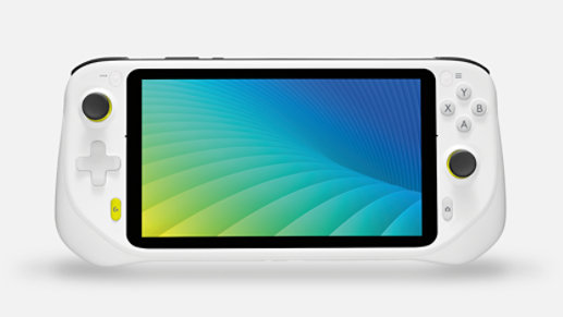 Front angle image of the Logitech G CLOUD Gaming Handheld.