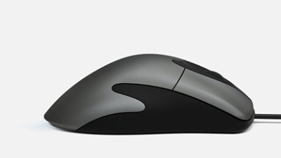 Side view of Microsoft Classic IntelliMouse.