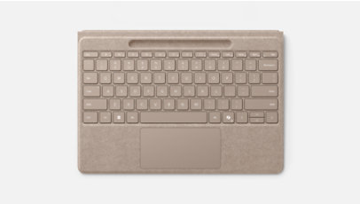 Surface Pro 13-inch Flex Keyboard with Slim Pen in the color Dune. 