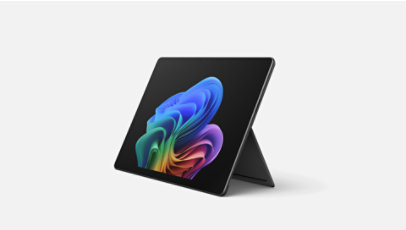 A Surface Pro for Business in the color Black, a Copilot Plus PC with Intel® processors.
