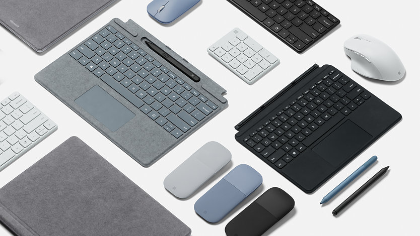 A variety of Surface accessories. 