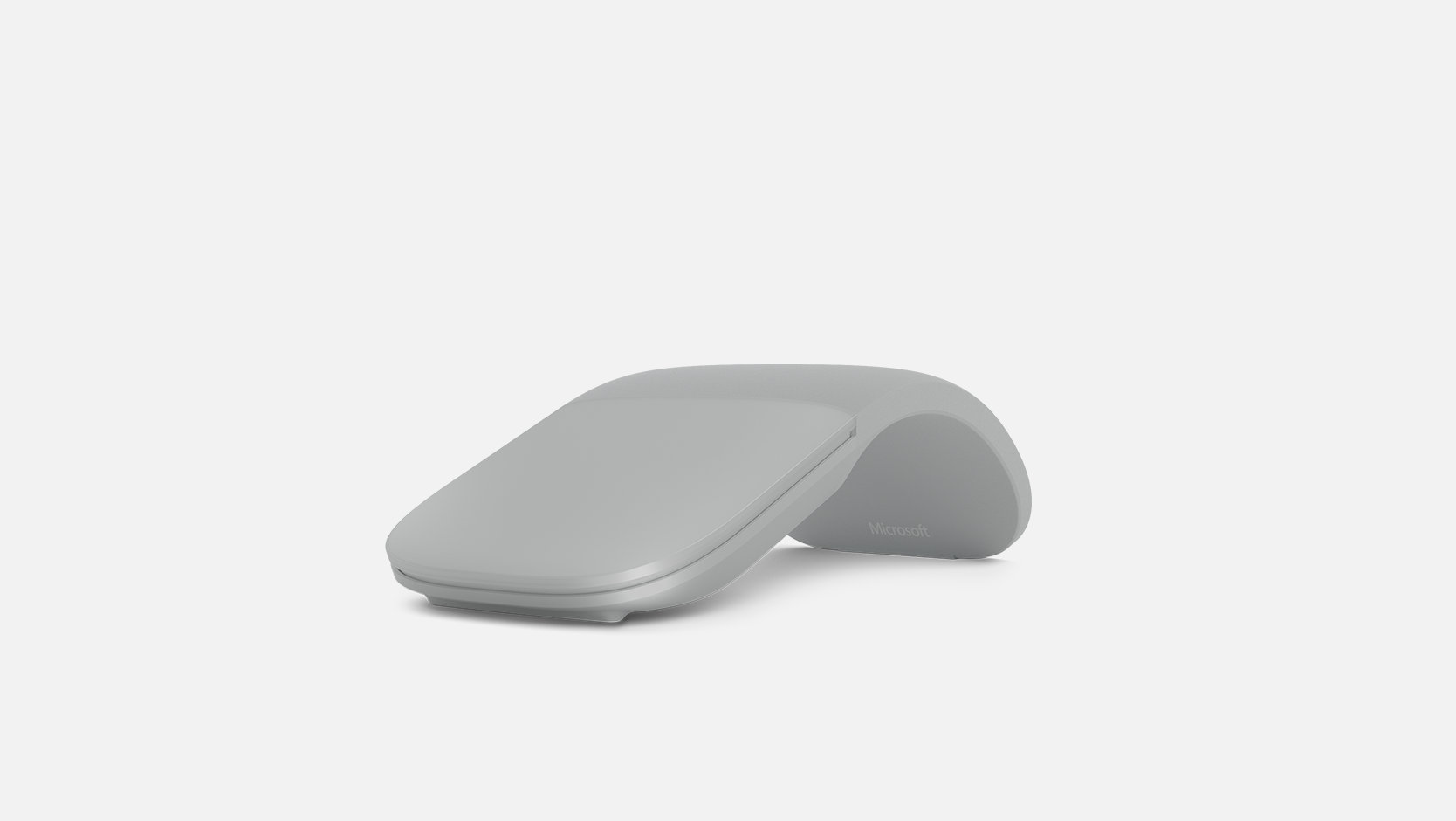 An Arc mouse in the color light gray.