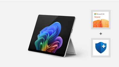 Surface Pro with Microsoft 365 and Microsoft Complete.