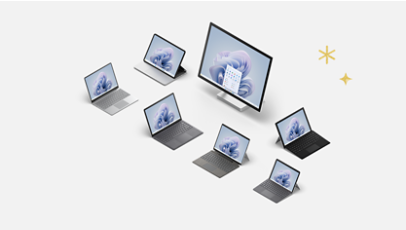 The Surface device family, including everything from tablets to desktop computers.