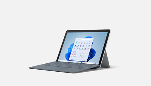 A Surface Go 3 and Surface type cover