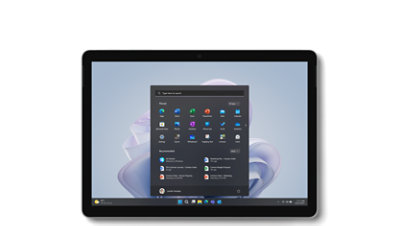 A front view of a Surface Go 4 for Business.