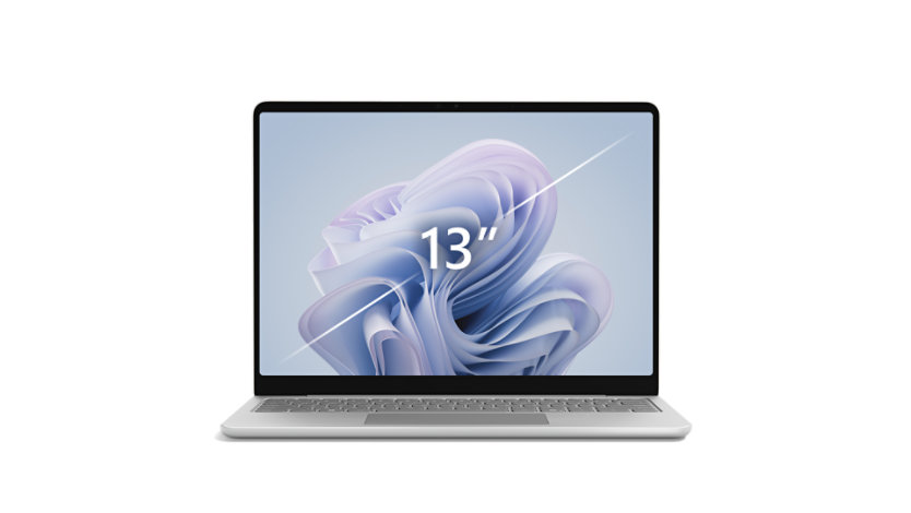 A 13-inch Surface Laptop in the color Platinum.