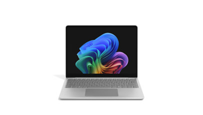 A Surface Laptop Platinum 13-inch.
