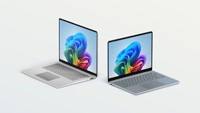 Vue d'angle de Surface Laptop Copilot