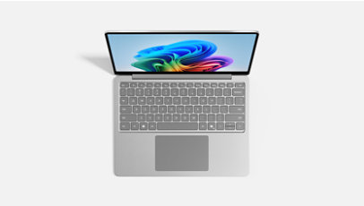 Vista superior de un Surface Laptop. 