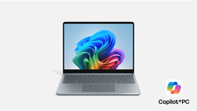 A Surface Laptop, Copilot+ PC, 13-inch in the color Ocean.