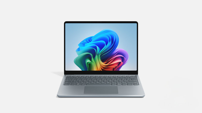 A Surface Laptop, 13-inch in the color Ocean. 