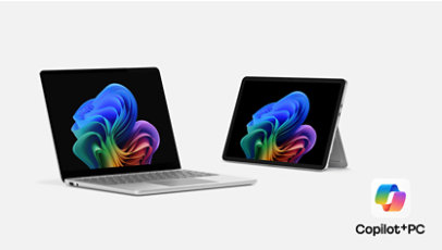法人向け Surface Pro Copilot+ PC 12 インチ と法人向け Surface Laptop Copilot+ PC 13 インチ