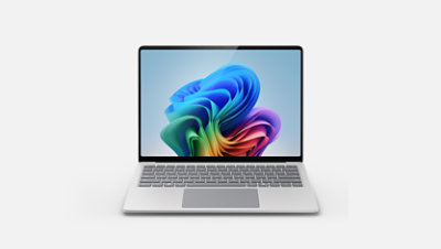 A 13.8 inch Surface laptop in the color platinum.