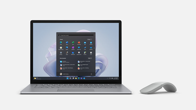 Surface Laptop 5 and Arc Mouse bundle.