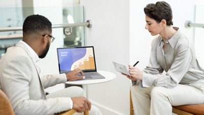 Surface を眺めている画像