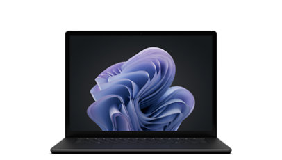 Un Surface Laptop 6 para empresas en color negro.