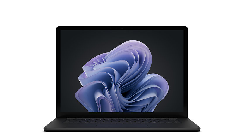 Een Surface Laptop 6 voor zakelijk gebruik in de kleur Zwart.