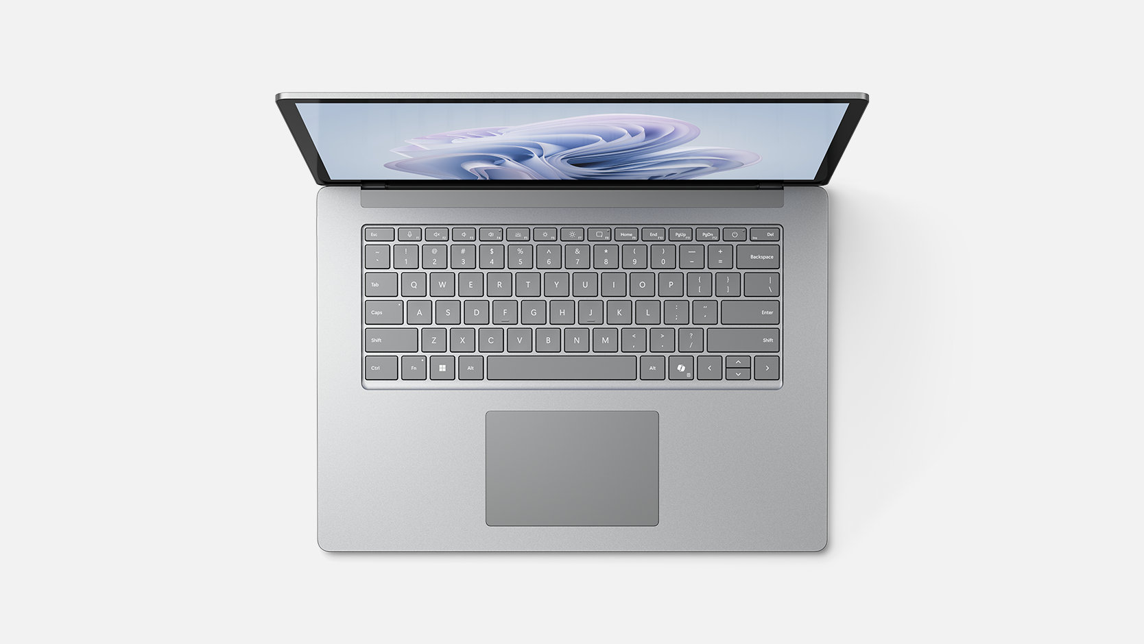 A top-down view of a Surface Laptop 6 for Business.