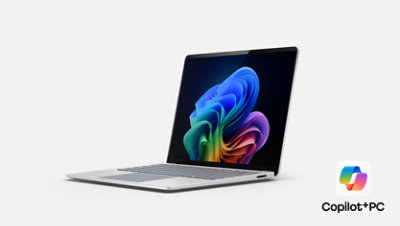 Un Surface Laptop for Business in color platino, PC Copilot+.