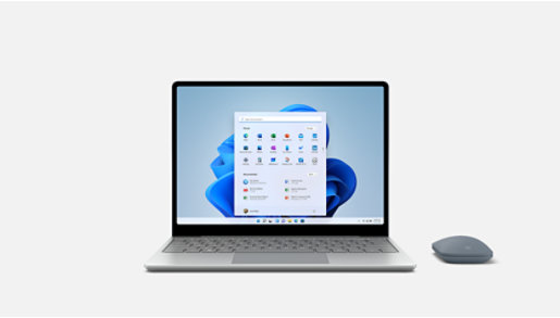 Surface Laptop Go 2 con Mouse Surface Mobile