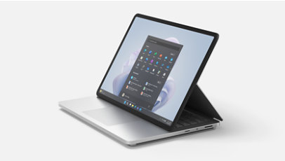 Een Surface Laptop Studio 2 voor zakelijk gebruik.