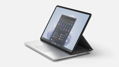 Un dispositivo Surface Laptop Studio 2 per le aziende.